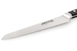 Couteau à pain Arcos Eclipse lame dentée 20cm manche acrylique noir nacré