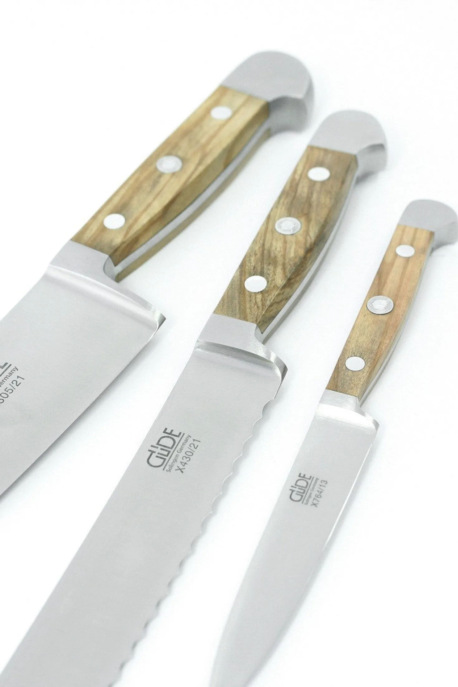 Couteau à pain 21cm forgé Alpha Olive Güde
