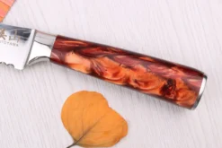 Couteau à pain 20cm Kutoyama Red Flame