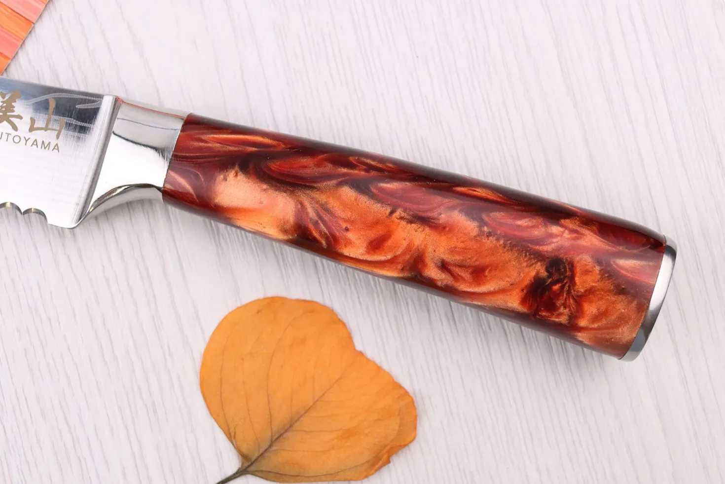 Couteau à pain 20cm Kutoyama Red Flame