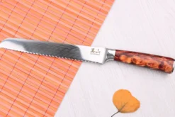 Couteau à pain 20cm Kutoyama Red Flame