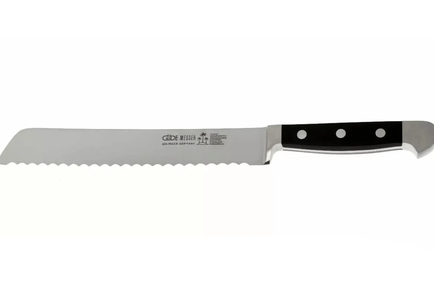 Couteau à pain Güde Alpha 21cm en acier forgé