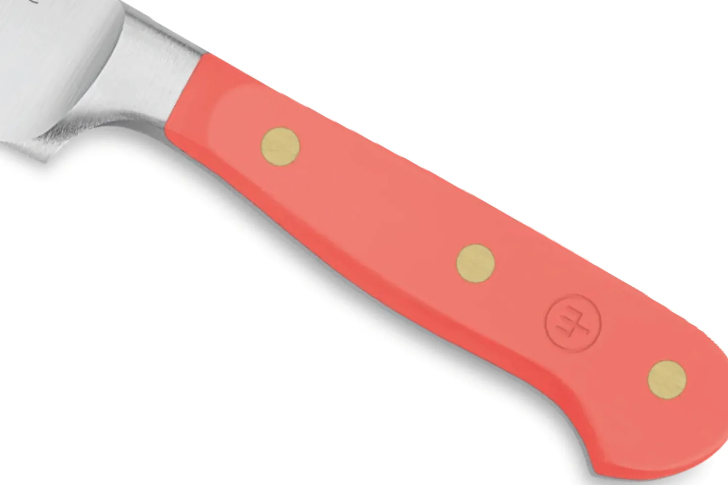 Couteau à pain Wusthof Classic Colour Coral Peach forgé lame micro-dentelée 23cm