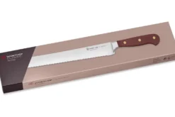 Couteau à pain Wusthof Classic Colour Tasty Sumac forgé lame micro-dentelée 23cm