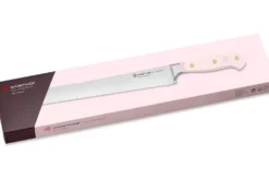 Couteau à pain Wusthof Classic Colour Pink Himalayan Salt forgé lame micro-dentelée 23cm