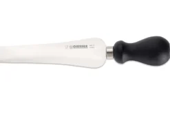 Couteau à parmesan Giesser lame carrée 16cm manche arrondi noir