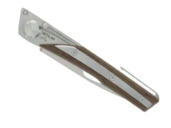 Couteau pliant Actilam S4 lame forgée manche acier/bois ipé 11cm