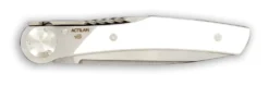 Couteau pliant Actilam T3 lame forgée manche corian blanc 11cm