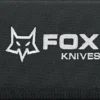 Couteau pliant Ansø FOX Fx-302 G10 manche noir 12cm ondulé + étui