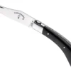 Couteau pliant artisanal Capuchadou acier sandvik manche bois d'ébène 12cm
