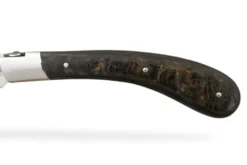Couteau pliant artisanal Capuchadou acier sandvik manche en corne de buffle 12cm