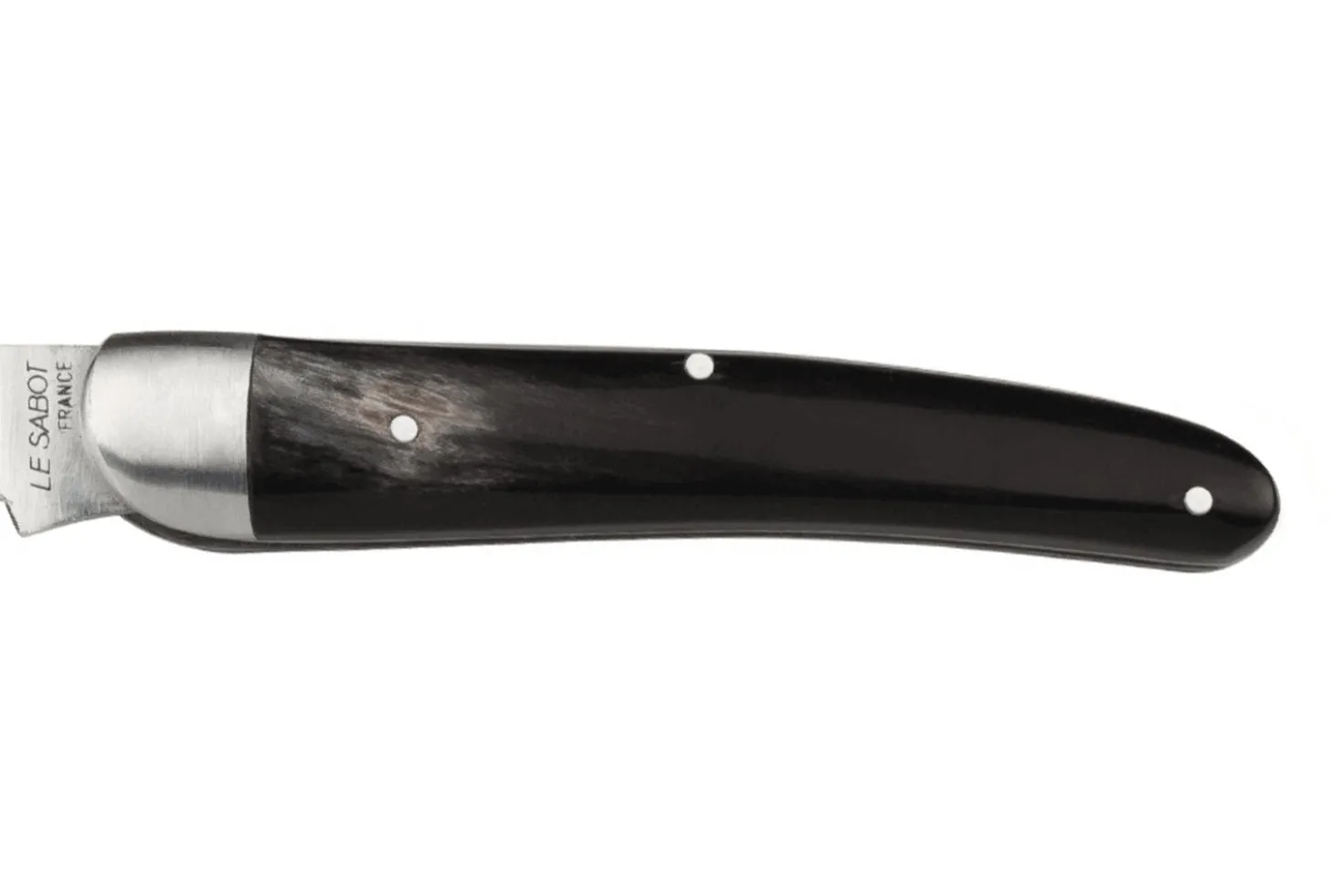 Couteau pliant AU SABOT L'Alsacien acier carbone manche en corne 10cm