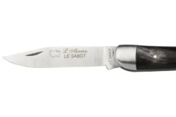 Couteau pliant AU SABOT L'Alsacien acier carbone manche en corne 10cm
