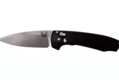 Couteau pliant Benchmade Arcane 490 manche aluminium noir 11cm