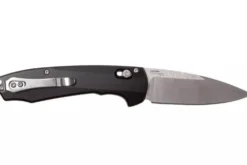 Couteau pliant Benchmade Arcane 490 manche aluminium noir 11cm