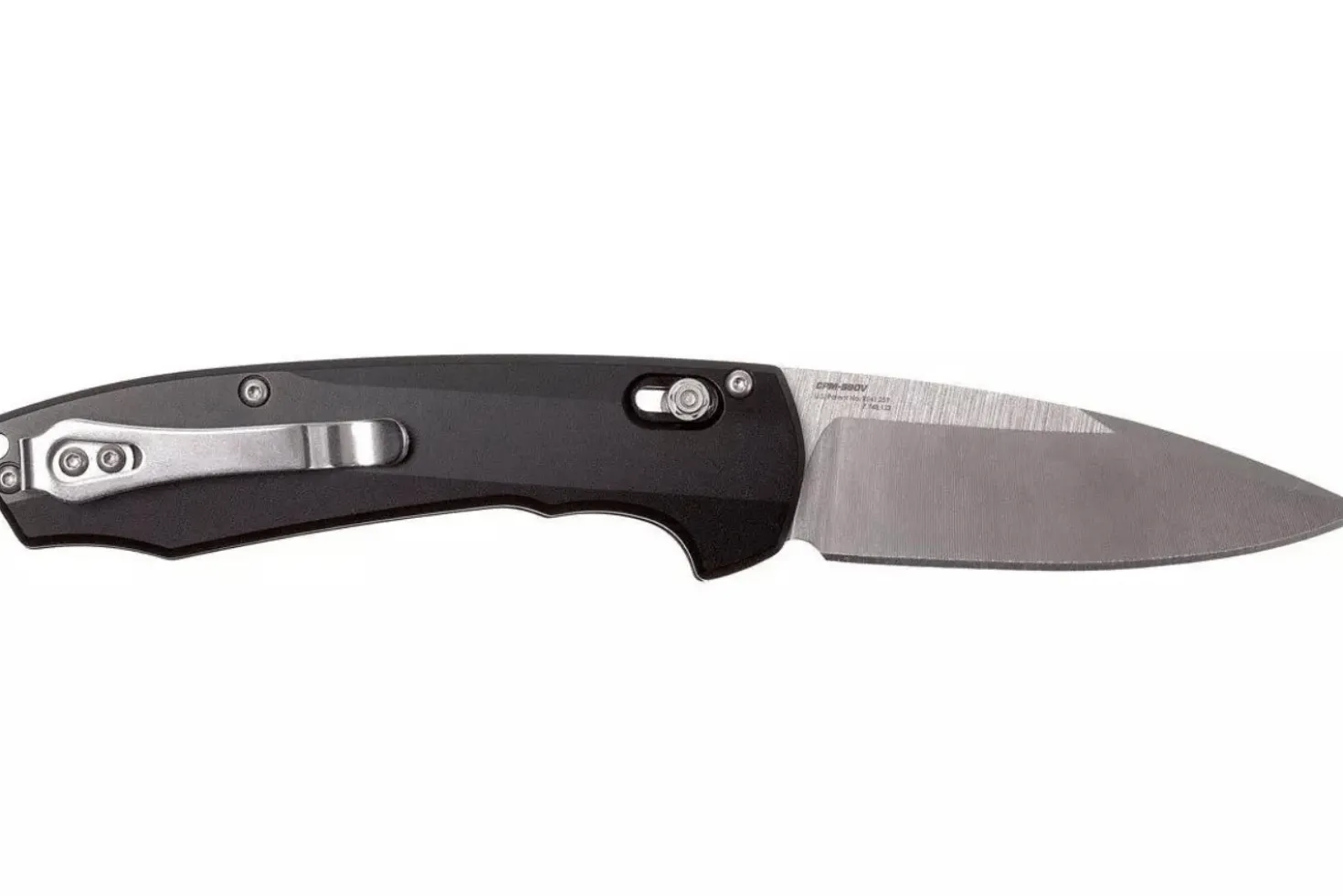 Couteau pliant Benchmade Arcane 490 manche aluminium noir 11cm