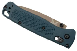 Couteau pliant Benchmade Bugout Crater Blue 535FE-05 manche Grivory bleu 10,7cm
