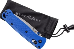 Couteau pliant Benchmade Bugout 535 manche Grivory bleu 10,7cm