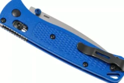 Couteau pliant Benchmade Bugout 535 manche Grivory bleu 10,7cm
