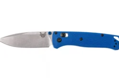 Couteau pliant Benchmade Bugout 535 manche Grivory bleu 10,7cm