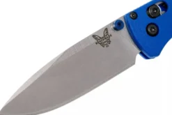 Couteau pliant Benchmade Bugout 535 manche Grivory bleu 10,7cm