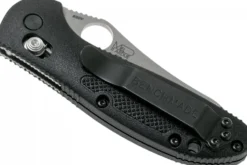 Couteau pliant Benchmade Mini Griptilian 555-S30V manche nylon renforcé de verre noir 9,8cm