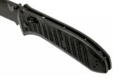 Couteau pliant Benchmade Presidio II 570SBK-1 lame noire semi-dentée 9,5cm avec clip de poche
