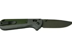 Couteau pliant Benchmade Redoubt 430BK manche Grivory gris/vert 12cm
