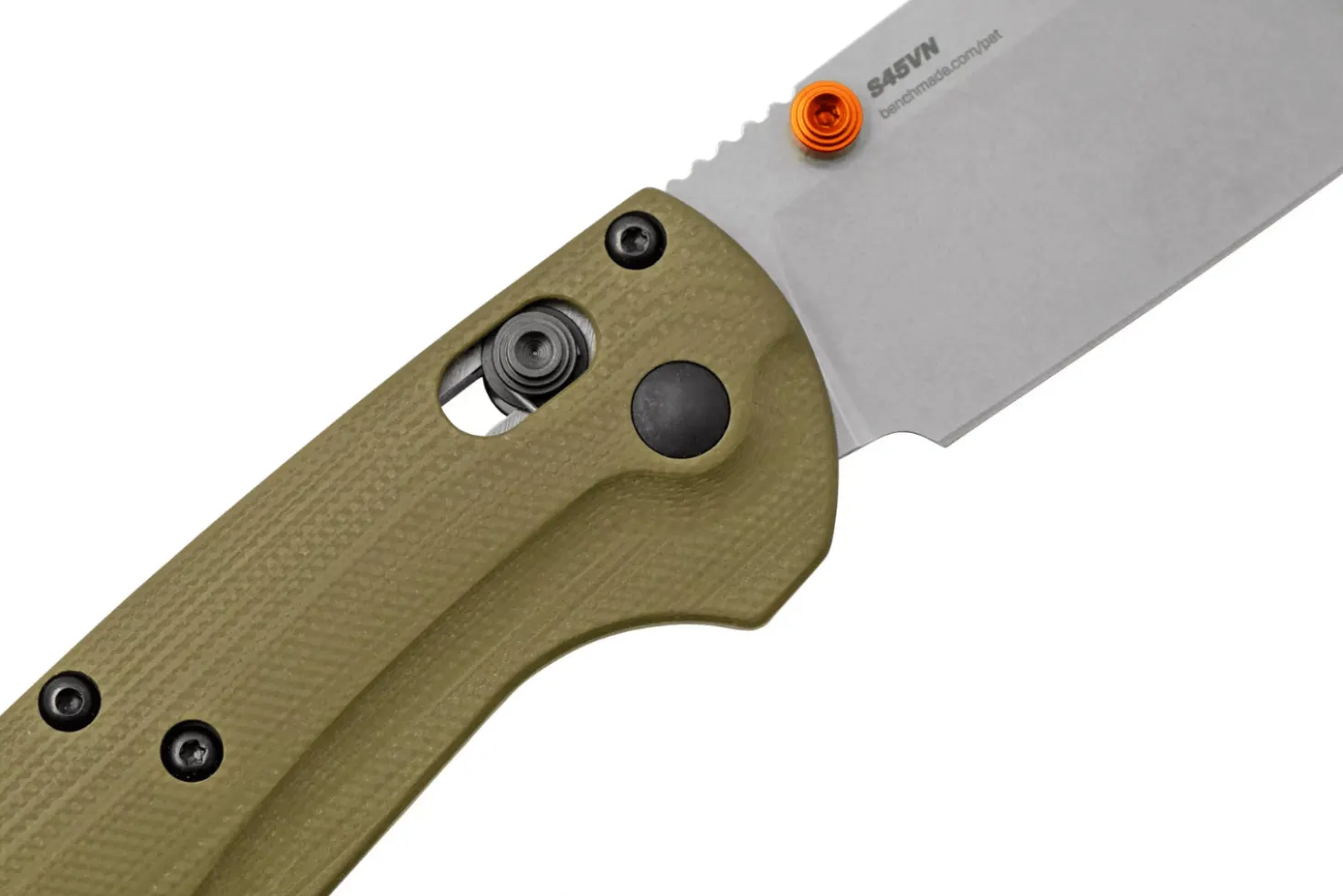 Couteau pliant Benchmade Taggedout 15536 manche G10 vert 11,7cm