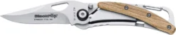 Couteau pliant BLACK FOX BF-434 habillage zebrano 9cm mousqueton