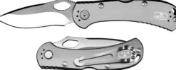 Couteau pliant BUCK SPITFIRE n°722GYS1 manche gris 11cm