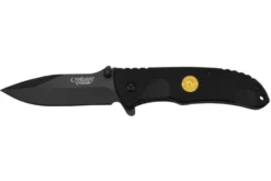Couteau pliant Camillus Centerfire 30-30 manche en G10 noir 10,2cm et fond de balle intégré