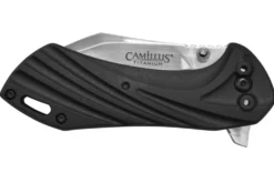 Couteau pliant Camillus Chunk manche en nylon noir et fibres de verre 10cm