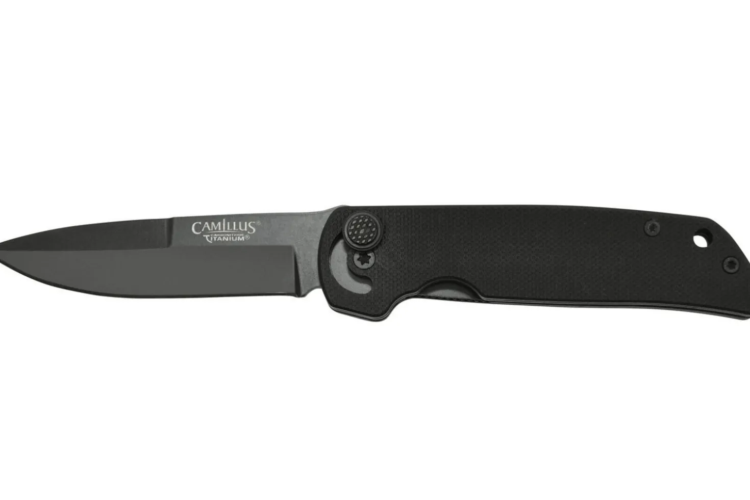 Couteau pliant Camillus Mini Cuda manche en G10 noir 9,5cm
