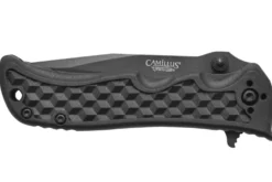 Couteau pliant Camillus Reverb manche en nylon et fibres de verre à motif cubique 9,5cm