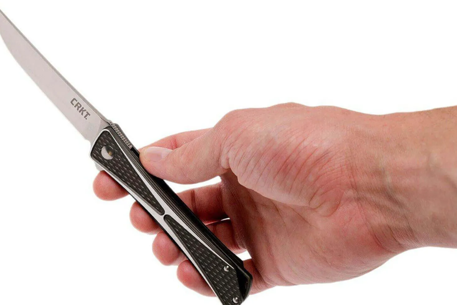 Couteau pliant CRKT CROSSBONES 7530 manche alu 11,4cm