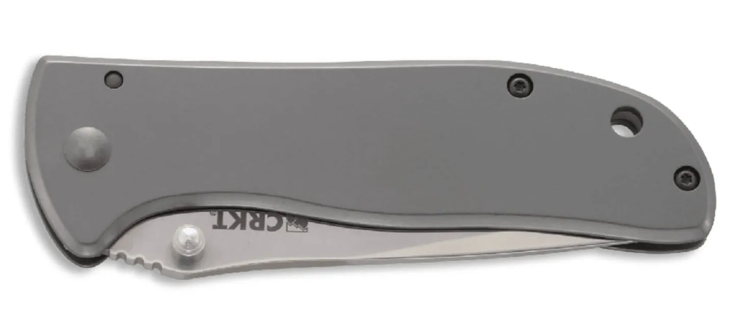 Couteau pliant CRKT DRIFTER 6450S manche inox 9,3cm