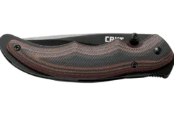 Couteau pliant CRKT Endorser manche G10 noir marron strié 10,5cm