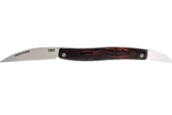 Couteau pliant CRKT Forebear 4810.CR double lame manche G10 rouge et noir 9cm
