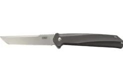 Couteau pliant CRKT HELICAL K500GXP manche alu gris anthracite 11,5cm