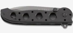 Couteau pliant CRKT M21 manche à trous G10 noir
