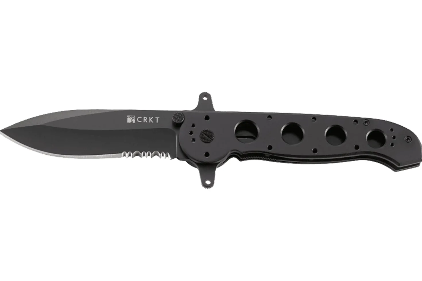 Couteau pliant CRKT M21-14SF manche alu anodisé gris 13,5cm