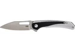 Couteau pliant CRKT Padawan 6075.CR manche acier inox et G10 noir 10,5cm + clip de poche