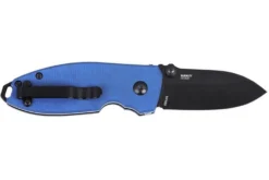 Couteau pliant CRKT SQUID 2474BD manche en micarta bleu 8,8cm