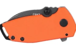 Couteau pliant CRKT Squid Compact 2486.CR manche G10 Orange 7,4cm
