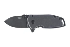 Couteau pliant CRKT Squid Compact 2485K manche en acier inox noir 8cm