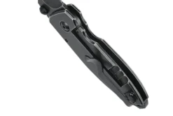 Couteau pliant CRKT SQUID 2490KS manche acier inox noir 8,8cm