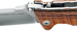 Couteau pliant de chasse FOX PRO Hunter FX-130 manche 12cm bois du désert
