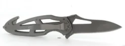 Couteau pliant de secours Herbertz 236710 manche perforé en acier 10cm