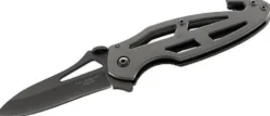 Couteau pliant de secours Herbertz 236710 manche perforé en acier 10cm